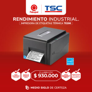 Impresora TSC TE200 | Transferencia Térmica de Escritorio - USB / Bluetooth