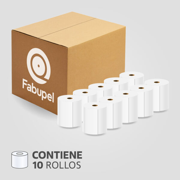 Rollo Papel Bond 76mm x 40m para Impresora Matriz de Punto / Comandas, (Caja de 10 rollos) - Imagen 2