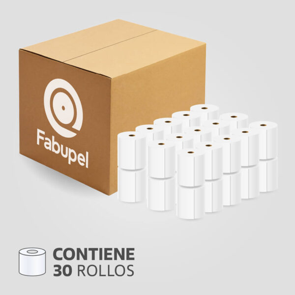 Rollo Papel Bond 76mm x 40m para Impresora Matriz de Punto / Comandas, (Caja de 30 rollos) - Imagen 2