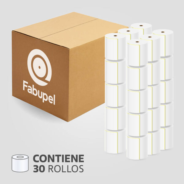 Rollo Papel Químico Autocopiativo 76mm x 30m para Recibos, (Caja de 30 rollos) - Imagen 2