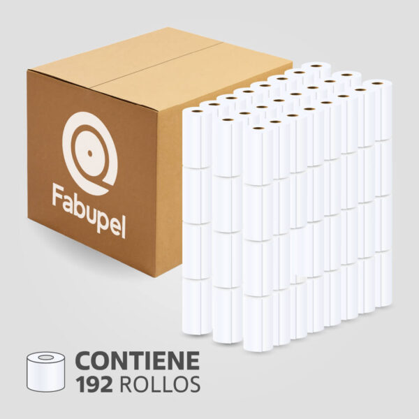 Rollo Papel Térmico 57mm x 10m para Datáfono / Mini Impresora, (Caja de 192 rollos), SIN BPA - Imagen 2