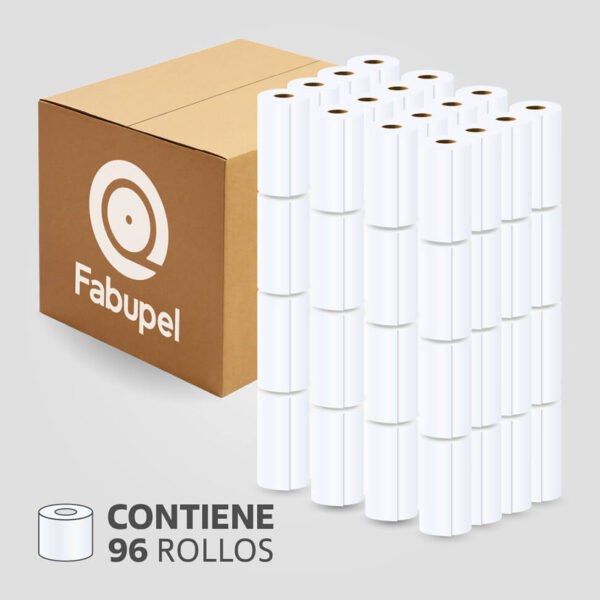Rollo Papel Térmico 57mm x 10m para Datáfono / Mini Impresora, (Caja de 96 rollos), SIN BPA - Imagen 2