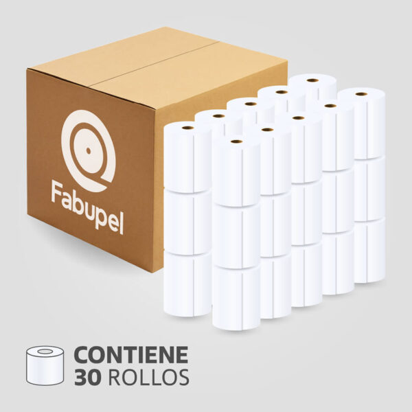 Rollo Papel Térmico 80mm x 60m para Impresora POS / Recibos, (Caja de 30 rollos), SIN BPA - Imagen 2